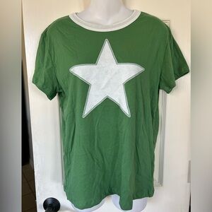 Anthropologie by Letluv Star Short-Sleeve Ringer Crew-Neck Tee